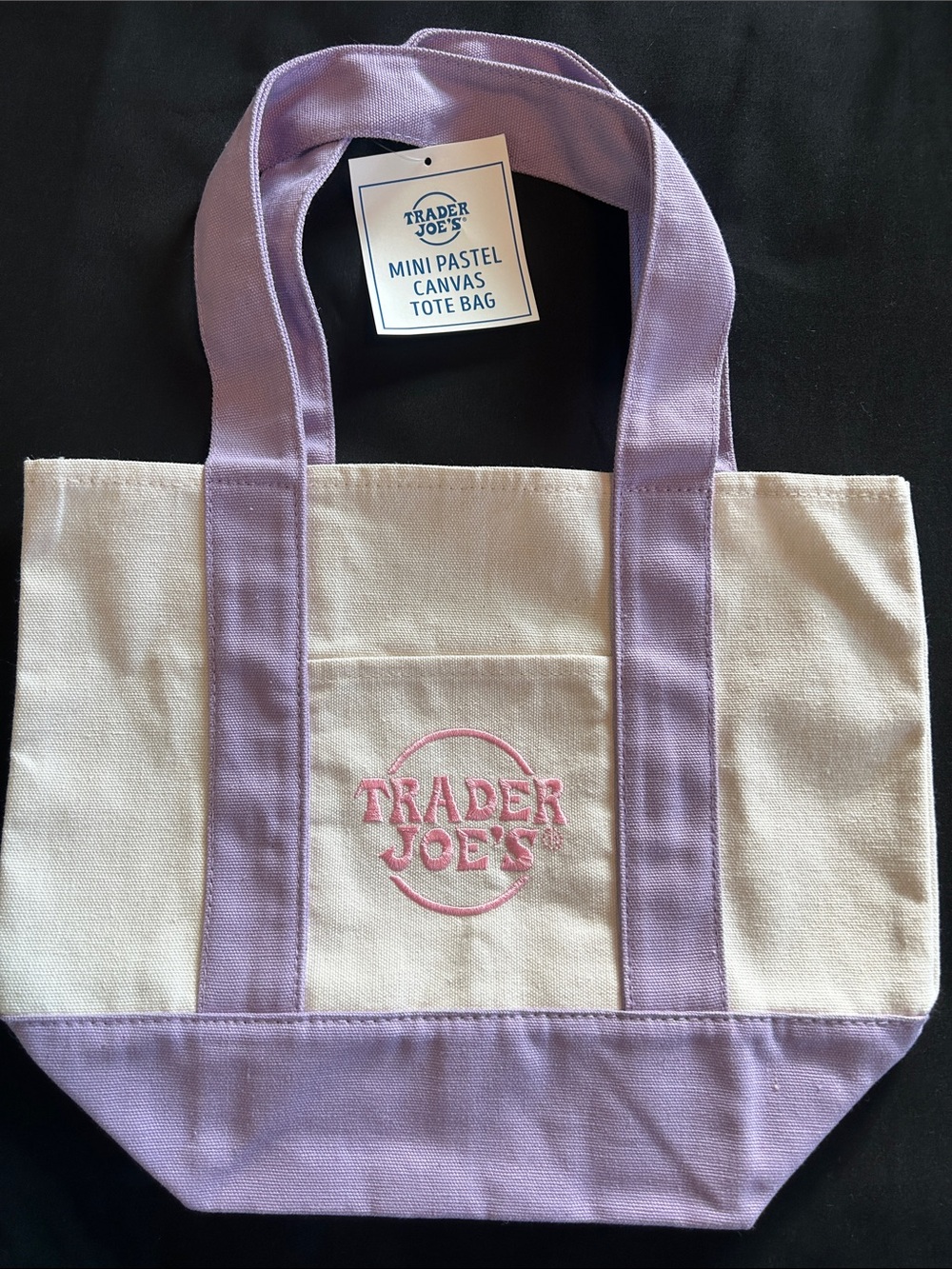 Trader Joe’s Mini Canvas Tote Bag